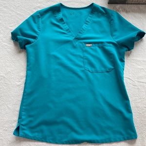 Figs Catarina small teal